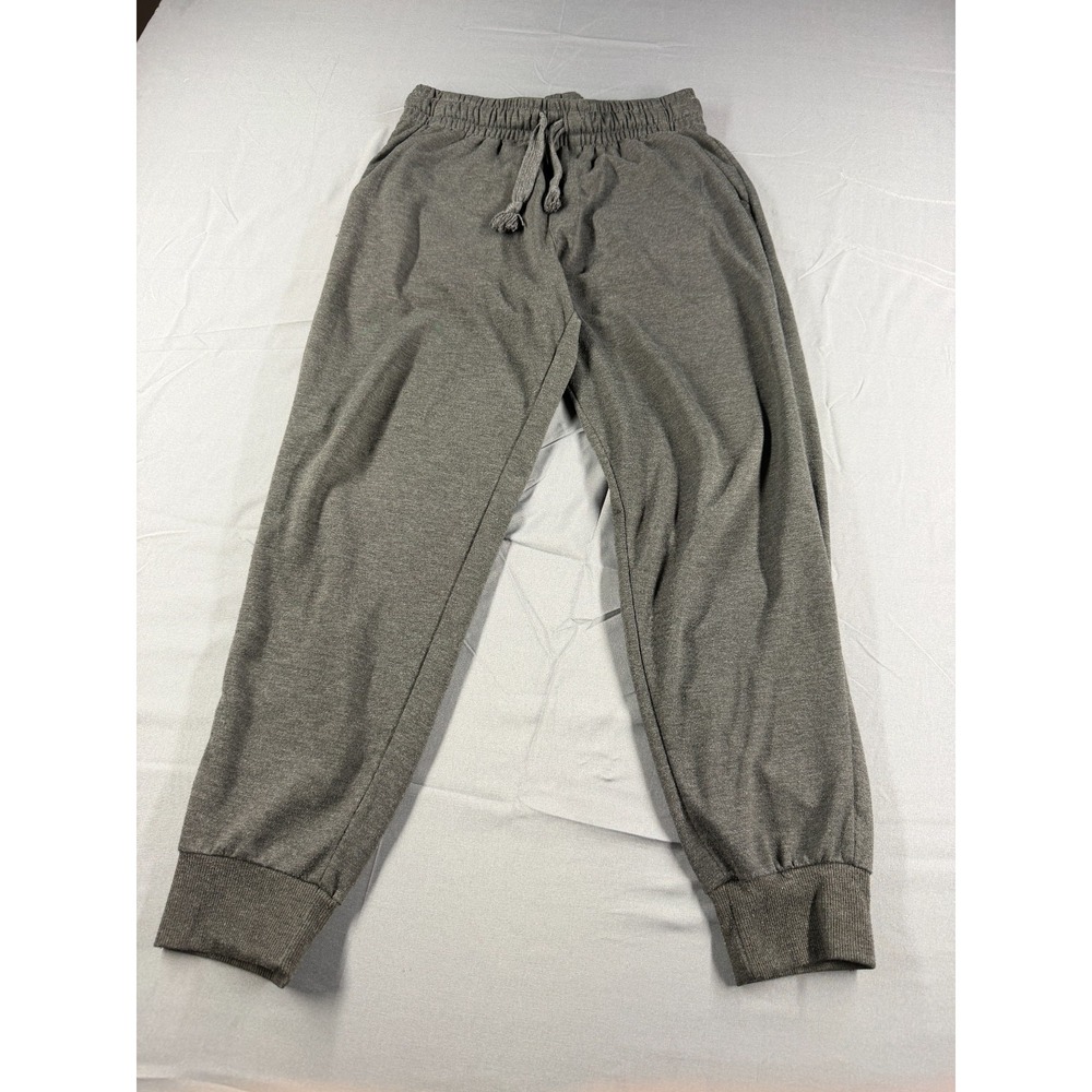 90 Degree By Reflex Womens Medium Gray Jogger Pants Drawstring Athletic Lounge
